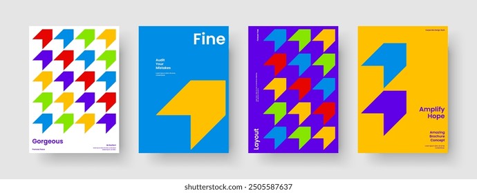 Isolated Report Design. Geometric Poster Template. Creative Background Layout. Banner. Book Cover. Business Presentation. Brochure. Flyer. Brand Identity. Catalog. Advertising. Pamphlet. Magazine