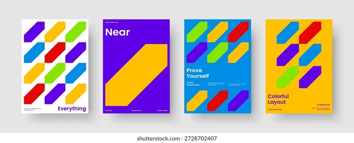 Design de Relatório Isolado. Modelo de cartaz geométrico. Layout do folheto abstrato. Faixa. Capa de Livro. Histórico. Apresentação de negócios. Brochura. Identidade da marca. Diário. Folheto informativo. Boletim informativo. Panfleto