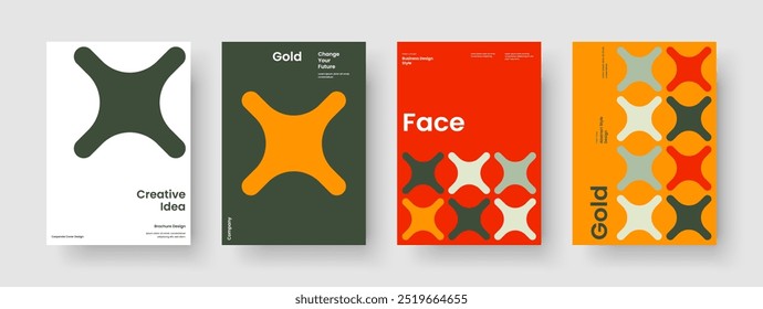 Diseño de informe aislado. Diseño Abstractas del Anuncio. Plantilla de presentación de negocios creativos. Antecedentes. Folleto. Cartel. Portada de libro. Volante. Catálogo. Publicidad. Manual. Identidad de marca. Cartera