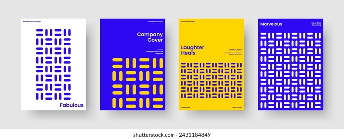 Diseño de informe aislado. Plantilla de folleto abstracto. Diseño de portada de libro moderno. Folleto. Cartel. Pancarta. Presentación empresarial. Antecedentes. Handbill. Diario. Folleto. Cuaderno. Identidad de marca