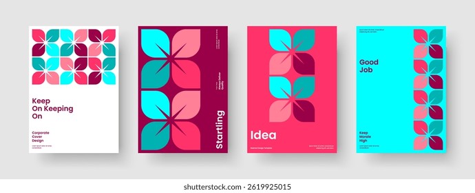 Isolated Report Layout. Abstract Poster Design. Geometric Flyer Template. Business Presentation. Brochure. Book Cover. Banner. Background. Journal. Handbill. Portfolio. Leaflet. Catalog. Pamphlet