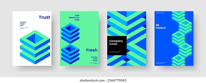 Isolated Report Layout. Creative Business Presentation Design. Geometric Book Cover Template. Flyer. Brochure. Banner. Poster. Background. Catalog. Pamphlet. Portfolio. Magazine. Newsletter