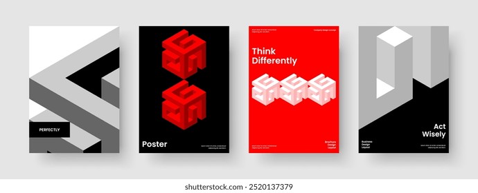 Layout de Relatório Isolado. Modelo de Panfleto Criativo. Design Geométrico de Apresentação de Negócios. Capa de Livro. Brochura. Cartaz. Histórico. Faixa. Revista. Diário. Boletim informativo. Identidade da marca. Panfleto