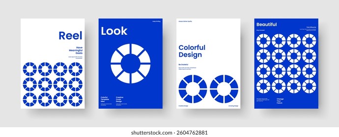 Isolated Report Layout. Creative Flyer Template. Geometric Book Cover Design. Brochure. Banner. Poster. Business Presentation. Background. Advertising. Catalog. Portfolio. Magazine. Journal