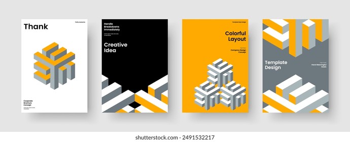 Isolated Report Layout. Geometric Background Design. Modern Brochure Template. Book Cover. Banner. Poster. Flyer. Business Presentation. Leaflet. Portfolio. Handbill. Magazine. Notebook. Journal
