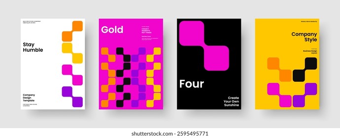 Isolated Report Layout. Geometric Banner Template. Creative Background Design. Business Presentation. Flyer. Poster. Brochure. Book Cover. Advertising. Leaflet. Portfolio. Brand Identity. Magazine
