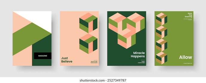 Isolated Report Layout. Geometric Brochure Design. Creative Poster Template. Flyer. Book Cover. Banner. Business Presentation. Background. Leaflet. Catalog. Pamphlet. Advertising. Newsletter