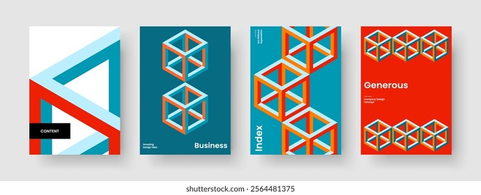 Isolated Report Layout. Geometric Business Presentation Design. Creative Poster Template. Flyer. Banner. Book Cover. Background. Brochure. Journal. Newsletter. Catalog. Notebook. Brand Identity