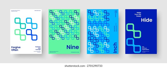 Isolated Report Layout. Geometric Business Presentation Design. Abstract Background Template. Banner. Poster. Brochure. Flyer. Book Cover. Leaflet. Catalog. Brand Identity. Pamphlet. Journal