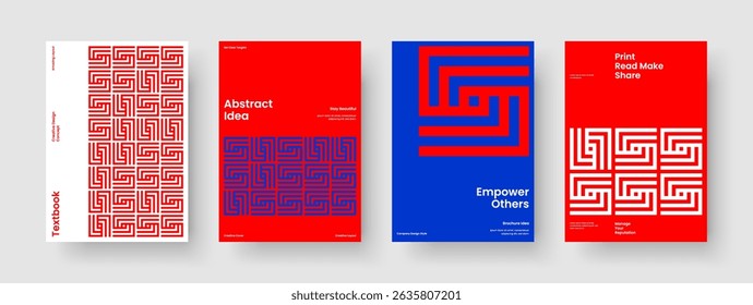 Isolated Report Layout. Geometric Flyer Design. Abstract Book Cover Template. Banner. Poster. Business Presentation. Background. Brochure. Portfolio. Leaflet. Catalog. Magazine. Advertising