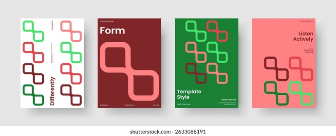 Isolated Report Layout. Modern Banner Design. Geometric Book Cover Template. Brochure. Background. Poster. Business Presentation. Flyer. Catalog. Handbill. Pamphlet. Journal. Magazine. Notebook