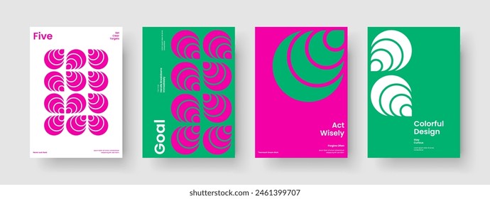 Isoliertes Berichtslayout. Modernes Broschürendesign. Abstrakte Poster-Vorlage. Flyer. Hintergrund. Geschäftspräsentation. Banner. Buchumschlag. Broschüre. Brande Identität. Katalog. In: Journal. Merkblatt. Flugblatt