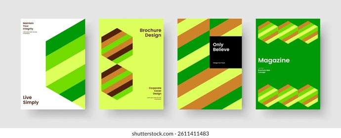 Isolated Report Layout. Modern Brochure Design. Geometric Business Presentation Template. Poster. Background. Banner. Book Cover. Flyer. Magazine. Catalog. Newsletter. Handbill. Advertising