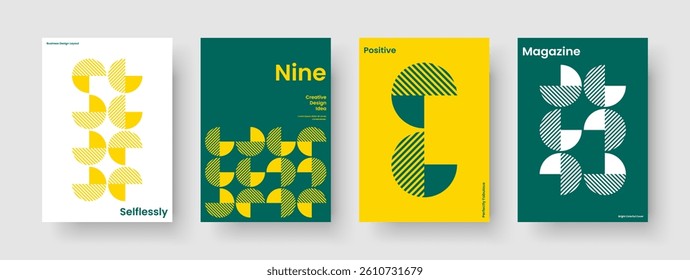 Isolated Report Template. Geometric Book Cover Design. Modern Flyer Layout. Banner. Background. Business Presentation. Poster. Brochure. Leaflet. Notebook. Portfolio. Journal. Brand Identity