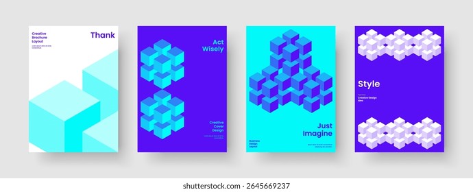Isolated Report Template. Geometric Book Cover Layout. Creative Brochure Design. Poster. Flyer. Banner. Business Presentation. Background. Pamphlet. Magazine. Journal. Portfolio. Handbill