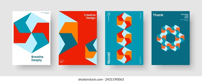 Isolated Report Template. Geometric Business Presentation Layout. Modern Book Cover Design. Poster. Brochure. Banner. Background. Flyer. Pamphlet. Journal. Magazine. Portfolio. Leaflet. Notebook