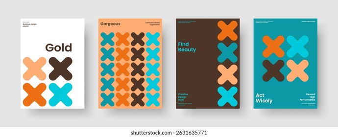 Isolated Report Template. Geometric Flyer Layout. Abstract Business Presentation Design. Brochure. Poster. Book Cover. Banner. Background. Advertising. Leaflet. Journal. Pamphlet. Portfolio