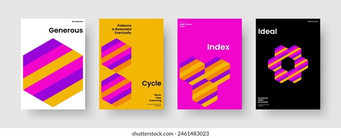 Isolated Report Template. Geometric Poster Layout. Creative Brochure Design. Banner. Flyer. Book Cover. Business Presentation. Background. Pamphlet. Portfolio. Brand Identity. Notebook. Magazine