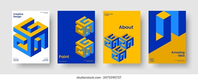 Isolated Report Template. Geometric Poster Layout. Modern Banner Design. Background. Book Cover. Flyer. Business Presentation. Brochure. Catalog. Handbill. Portfolio. Brand Identity. Advertising