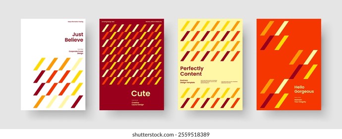 Isolated Report Template. Modern Brochure Layout. Geometric Poster Design. Flyer. Book Cover. Banner. Business Presentation. Background. Catalog. Notebook. Pamphlet. Portfolio. Advertising