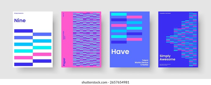 Modelo de Relatório Isolado. Layout de folheto moderno. Design criativo de apresentação de negócios. Cartaz. Histórico. Panfleto. Capa de Livro. Faixa. Notebook. Conhecimento manual. Panfleto. Catálogo. Identidade da marca