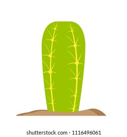 Isolated retro cactus icon