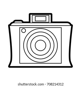 Isolated retro camera design