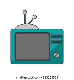 Isolated retro tv device design