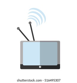 Isolated retro tv device design