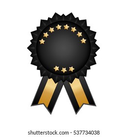 Isolated ribbon award icon vector illustration graphic design