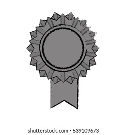 Isolated ribbon award icon vector illustration graphic design