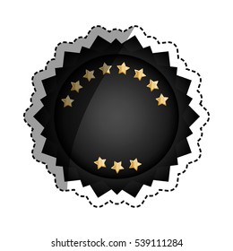 Isolated ribbon award icon vector illustration graphic design