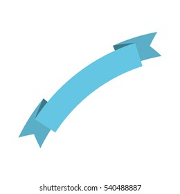Isolated ribbon banner icon vector illustration graphic
