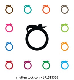 Isolated Ring Icon. Jewelry Vector Element Can Be Used For Ring, Jewelry, Engagement Design Concept.
