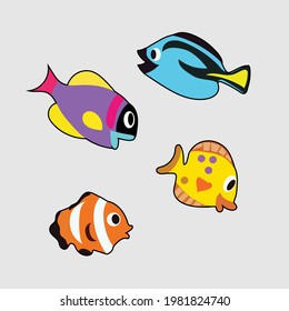 魚 群 綺麗 のイラスト素材 画像 ベクター画像 Shutterstock