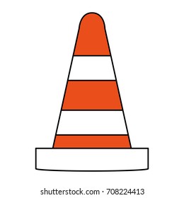 Isolated road sign design