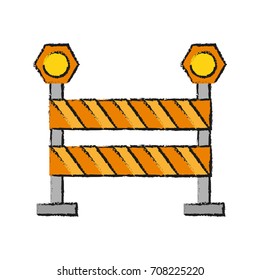 Isolated road sign design
