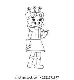 Isolated robot draw costume vector illustration
