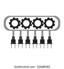 Isolated robot with gears design