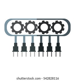 Isolated robot with gears design