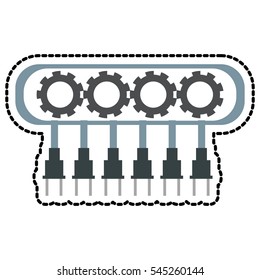 Isolated robot with gears design
