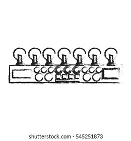 Isolated robot with light bulb design