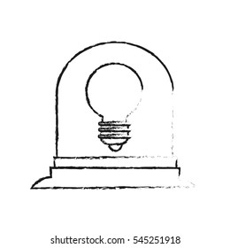Isolated robot with light bulb design