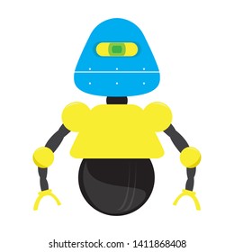 Isolated robot toy for kids - Vector illustration