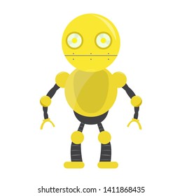Isolated robot toy for kids - Vector illustration