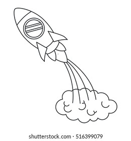 Isolated rocket draw design
