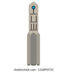 Isolated rocket icon