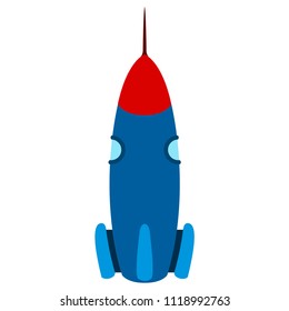 Isolated rocket icon
