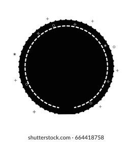isolated round icon