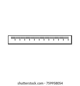 Isolated ruler design